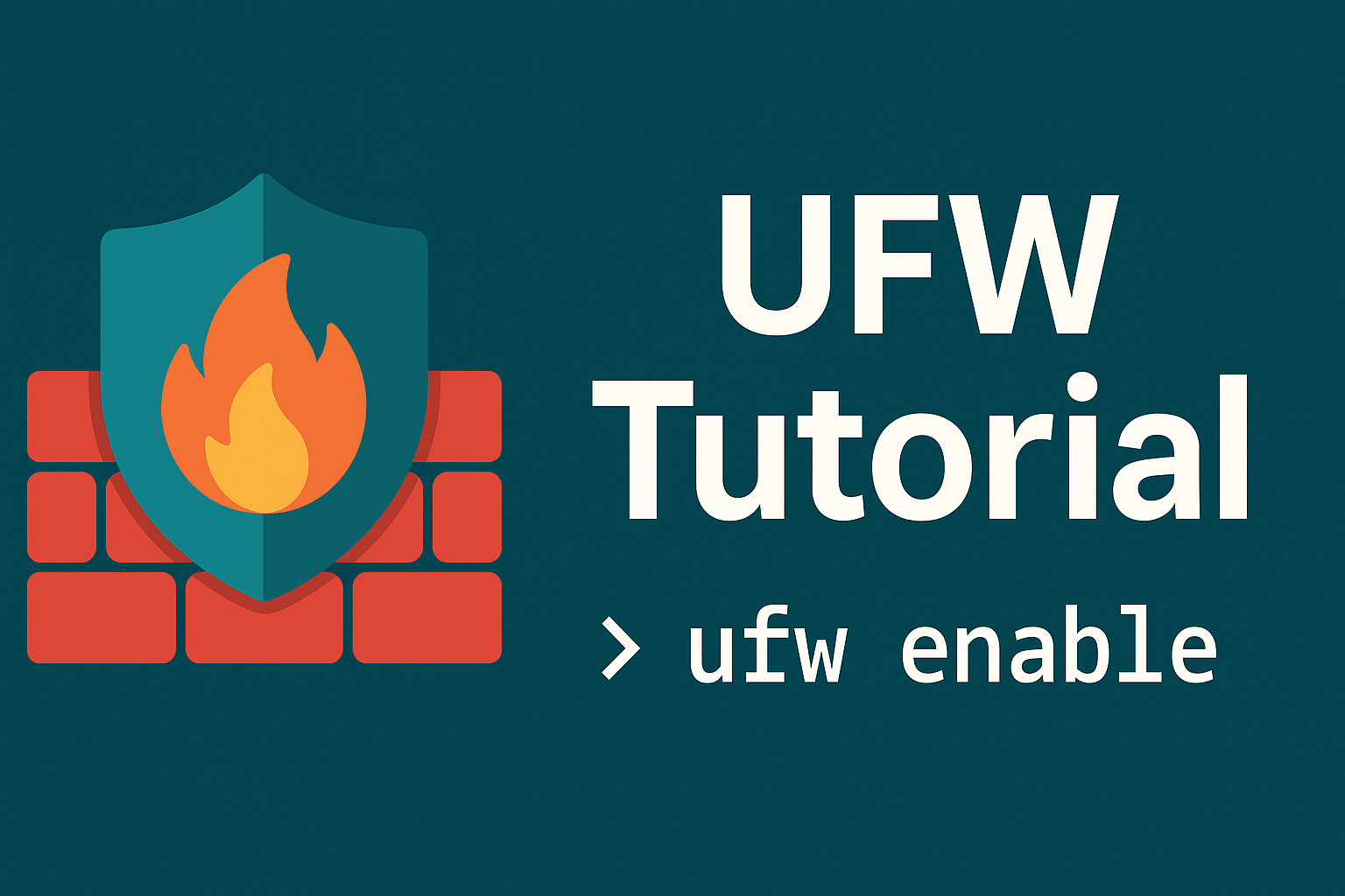 How to Use UFW (Uncomplicated Firewall) on Ubuntu/Linux Server